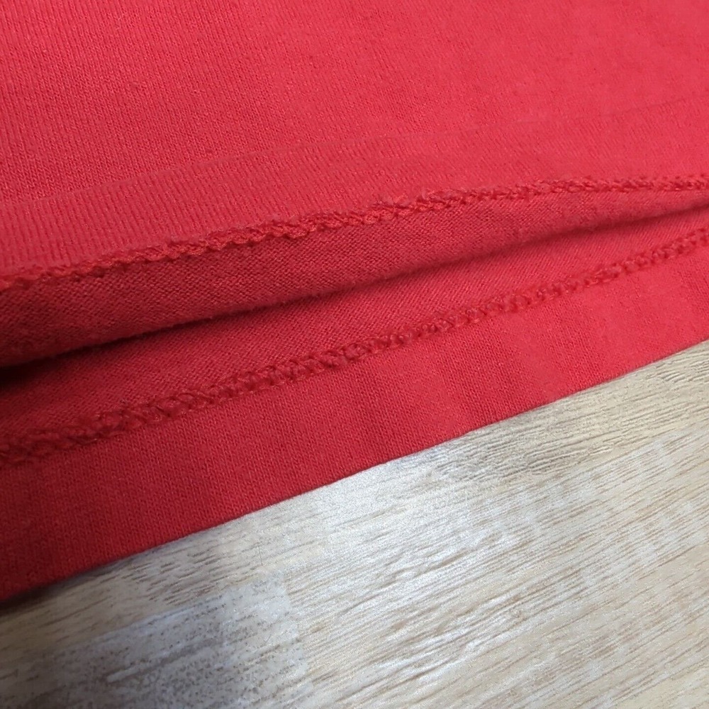 Vintage Single Stitch Disney Mickey Mouse Shirt Size XL Red Made in USA - Picture 5 of 9